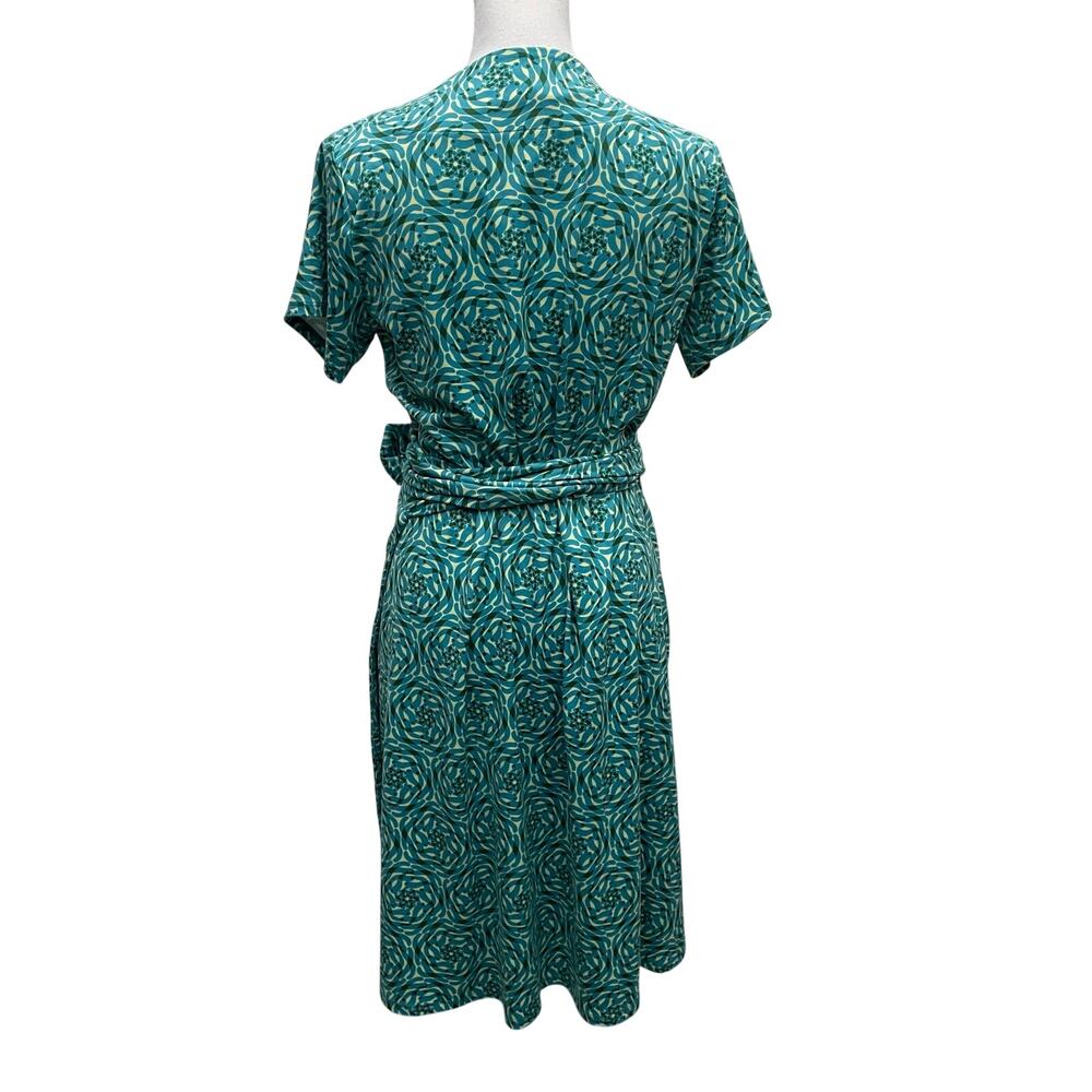 Lesley Evers Kaleidoscope Print True Wrap Dress Size XL - Picture 11 of 11